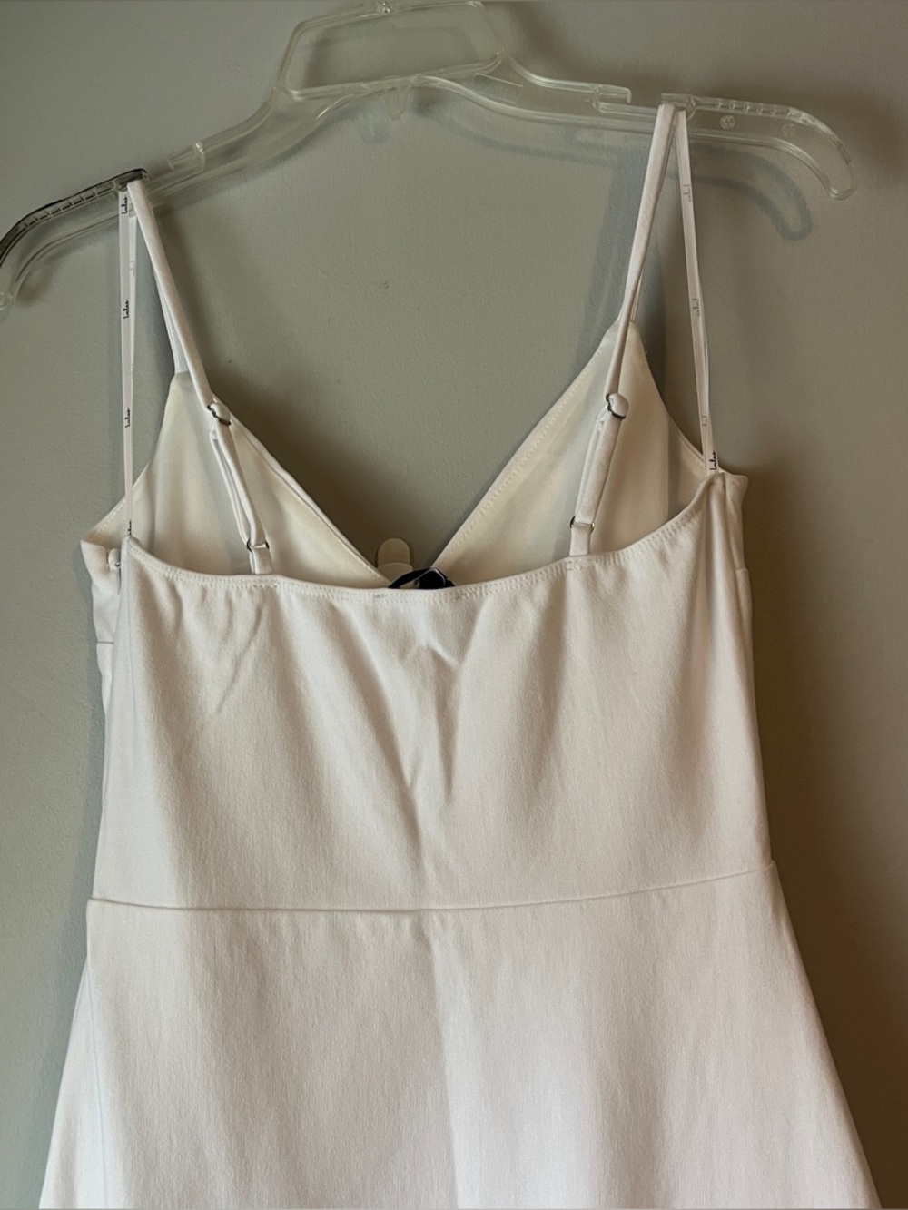 Lulu's Stun Like Me White V-Neck Spaghetti Strap Mermaid Midi Dress - Picture 6 of 10